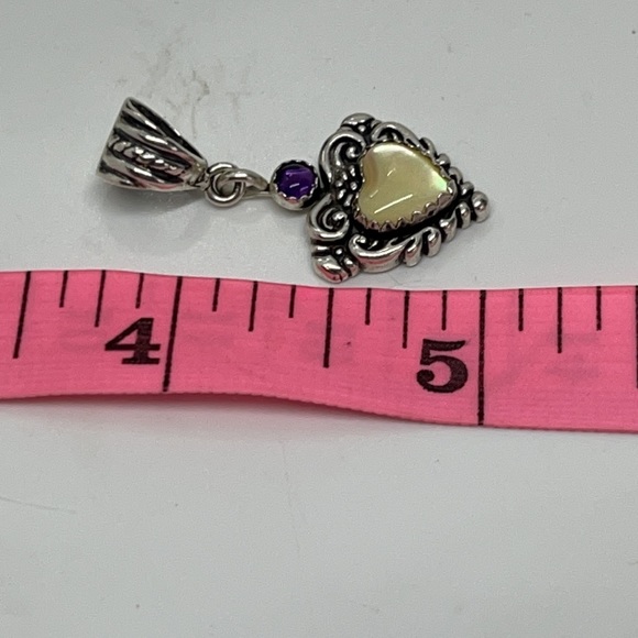 Hearts pendant and earrings set - Picture 6 of 7